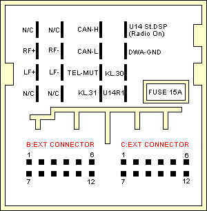 Audi Car Radio Stereo Audio Wiring Diagram Autoradio connector wire